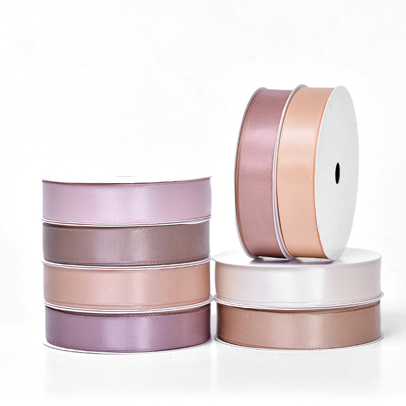 Corea del Sur cinta de color arco material ramo embalaje accesorios de ropa cinta Yao Ming cinta de satén brillante de doble cara