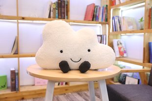 ins Cloud Pillow Girl's Bed Sleeping Pillow Living Room Sofa Car Pillow Children's Room Ornaments for Girlfriend
