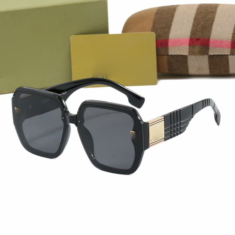 Men's and Women's Generous Frame Amazon Foreign Trade Sunglasses Face-Covering Windproof Glasses Modern Plaid Party Sunglasses BE6102 Men's and Women's Generous Frame Amazon Foreign Trade Sunglasses Face-Covering Windproof Glasses Modern Plaid Party Sunglasses BE6102