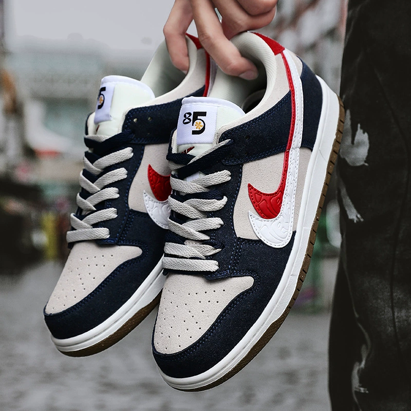 Putian shoes AJ women's shoes dunk low - red sailing white green double hook low - top marine ice tea men's board shoes