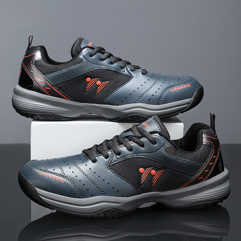Autumn New Youth Badminton Shoes Cushioning Rebound Lightweight Comfortable Soft Breathable Wear-Resistant Non-Slip Sports Shoes