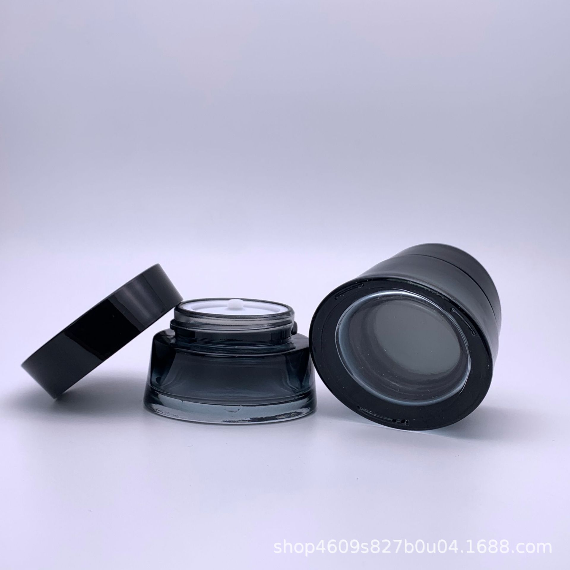 En stock 100mL botella de loción 30ml botella de base líquida cuentagotas de aceite esencial botella de vidrio botella de crema botella ovalada