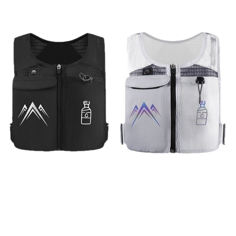 Chaleco reflectante personalizable para correr, bolsa de pecho para teléfono móvil para deportes al aire libre, montañismo y ciclismo, mochila ajustada para hombres y mujeres