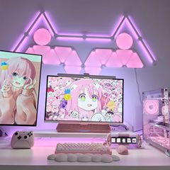 超薄量子灯奇光板星座灯線灯集音電競争雰囲気灯知能小夜灯