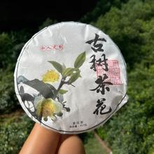 厂家直销云南临沧冰岛核心区古树白茶茶花饼2024年茶花饼