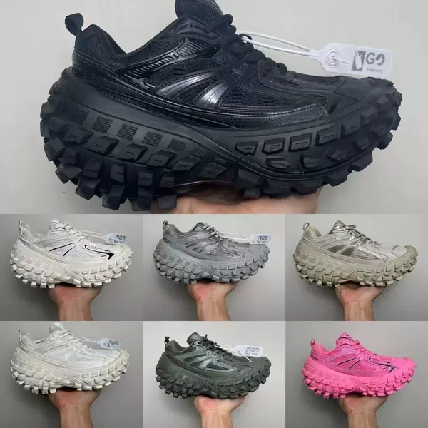 Vintage Distressed Putian Pure Original Paris Tire-Style Dad Shoes with 8cm Height Increase