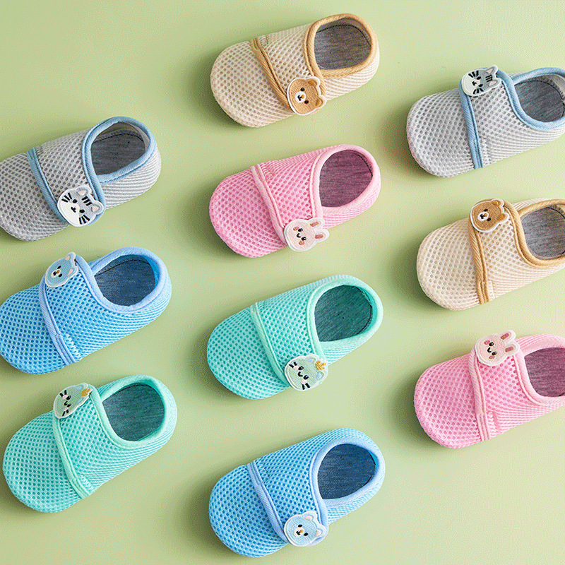 Mesh Floor Socks for Children, Summer Thin Style, Baby Indoor Non-Slip, Cool-Proof, Toddler Shoes, Home Shoe and Sock Set Mesh Floor Socks for Children, Summer Thin Style, Baby Indoor Non-Slip, Cool-Proof, Toddler Shoes, Home Shoe and Sock Set
