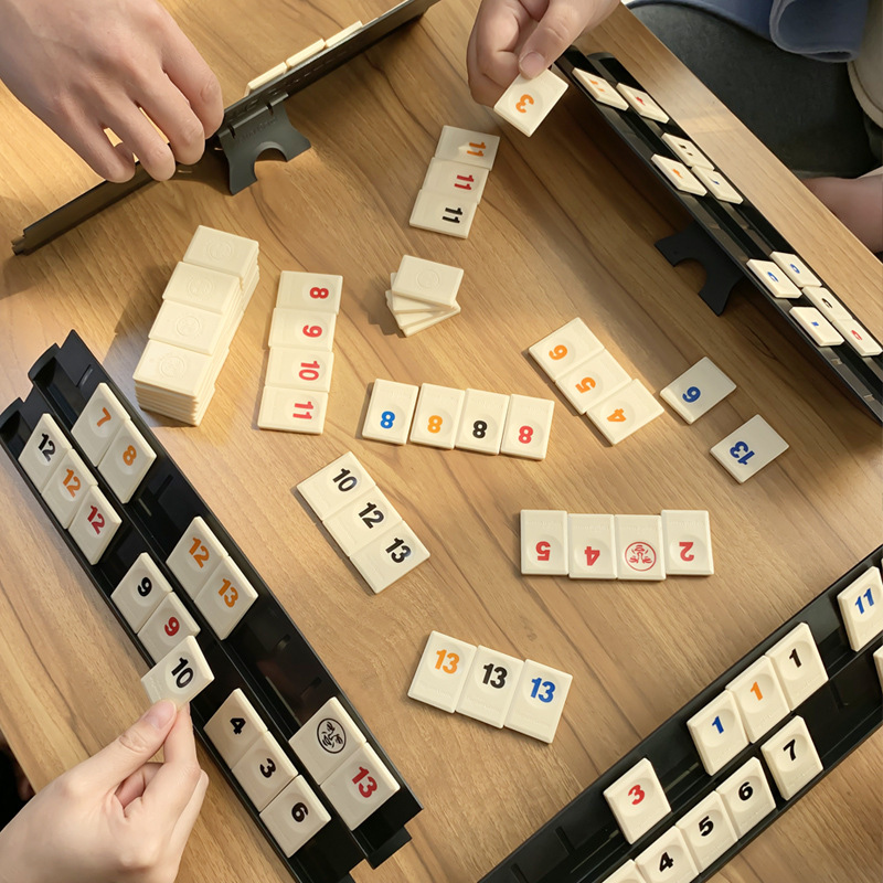 Cross-Border Israeli Mahjong Standard Version Digital Number Game Cards Adult Leisure Party Secret Card Board Game Educational Toy Cross-Border Israeli Mahjong Standard Version Digital Number Game Cards Adult Leisure Party Secret Card Board Game Educational Toy