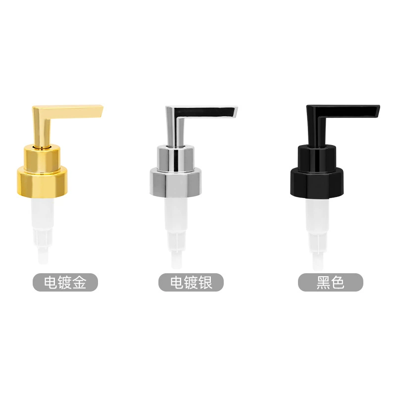 Пластиковая гальваническая головка насоса из семи символов жидкого прижимного средства для мытья рук насадка для мытья рук бутылка для макияжа