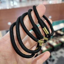韩版基础款铁扣发圈 铁皮金属马仔扣皮套扎头绳皮筋 DIY发圈 04线