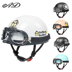 3C sertifikatlı elektrikli avtomobil dəbilqəsi, dörd fəsil universal, retro Harley