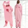 Pink violent bear
