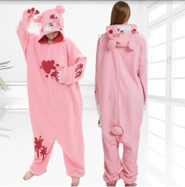[Японская оригинальная версия Rilakkuma Kigurumi взрослый комбинезон пижама Мишка-падер]