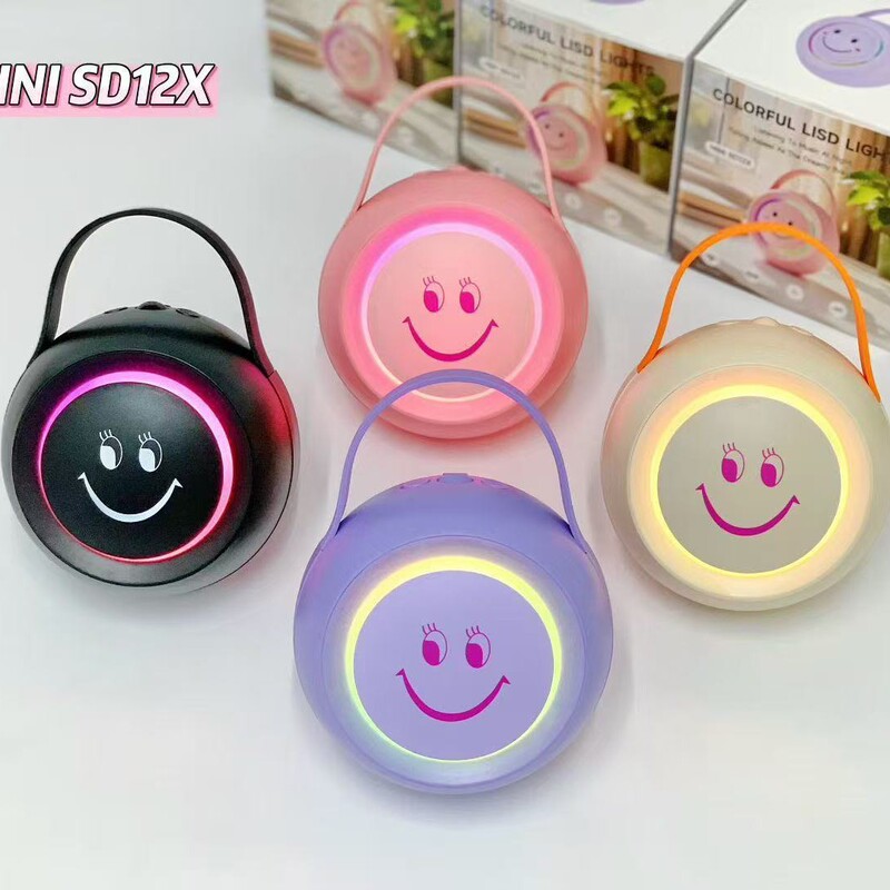 Mini-Sd12X Mini Portable Bluetooth Speaker Desktop Compact Card Subwoofer Outdoor Rgb Light Speaker Mini-Sd12X Mini Portable Bluetooth Speaker Desktop Compact Card Subwoofer Outdoor Rgb Light Speaker