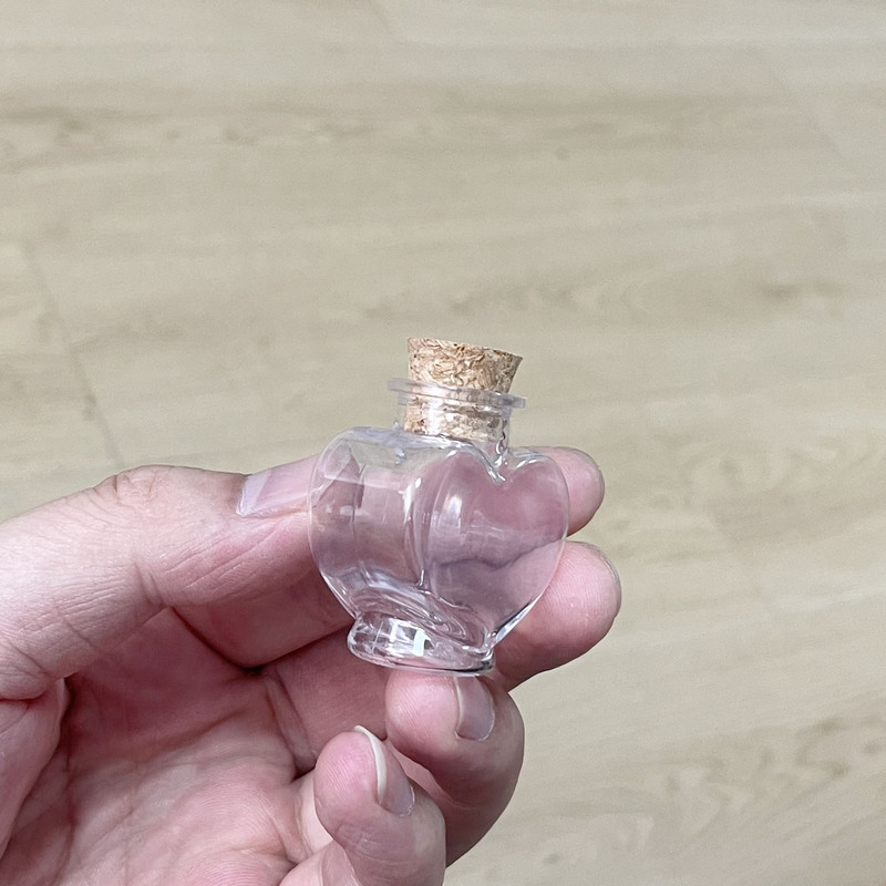 卸売透明木栓小ボトルラブボトル diy クリエイティブラッキーボトル漂流ボトルスターボトル|undefined