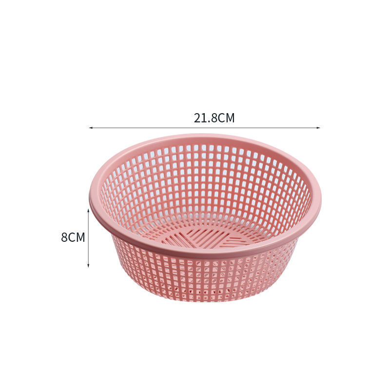 Cesta de drenaje gruesa Cesta de lavado de platos de plástico Cesta de lavado de arroz doméstica Cesta de frutas Cesta de cocina Cesta de lavado de platos gruesa
