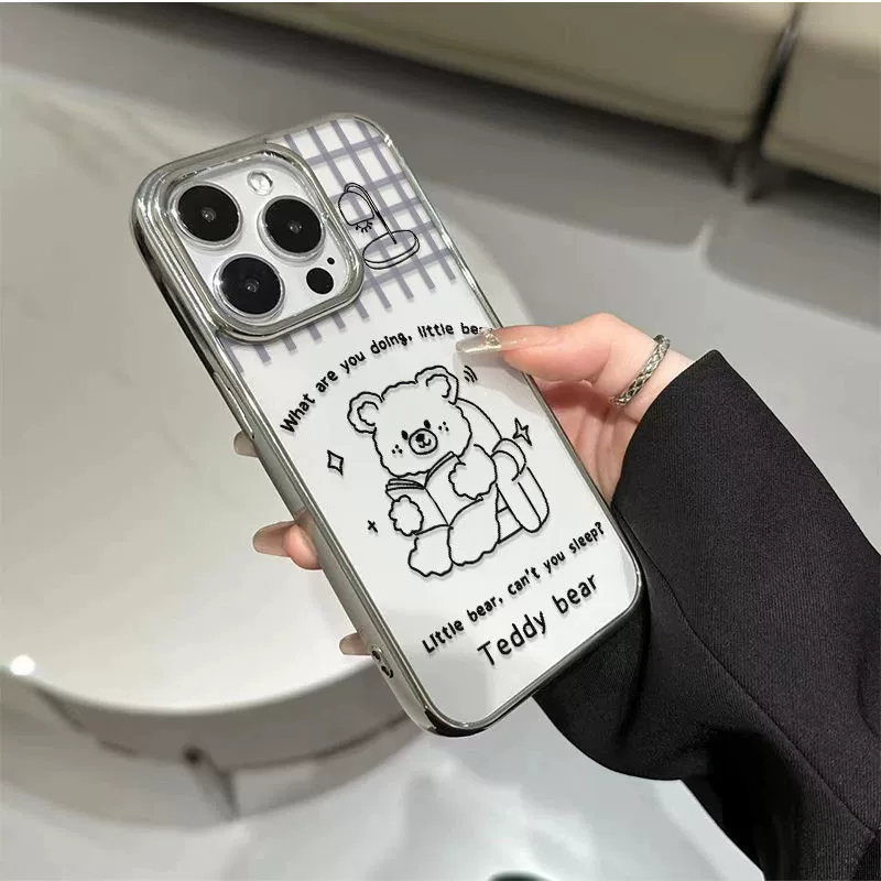 Совместимый с Apple iPhone 15/14 чехол для телефона, с маленькими медведями, 14промакс, iphone, 12