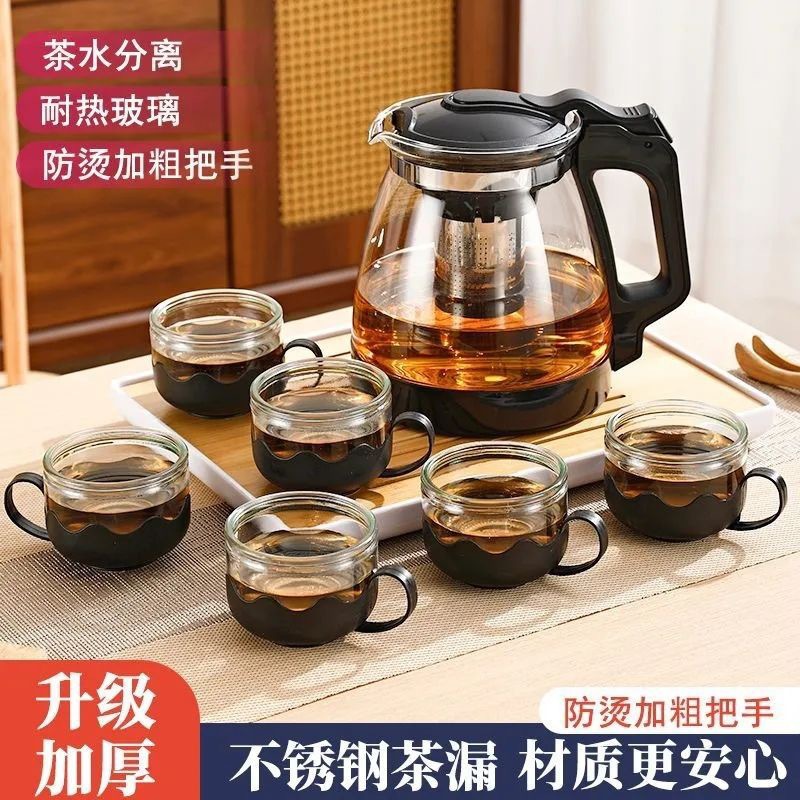 Glass explosion-proof teapot for home use