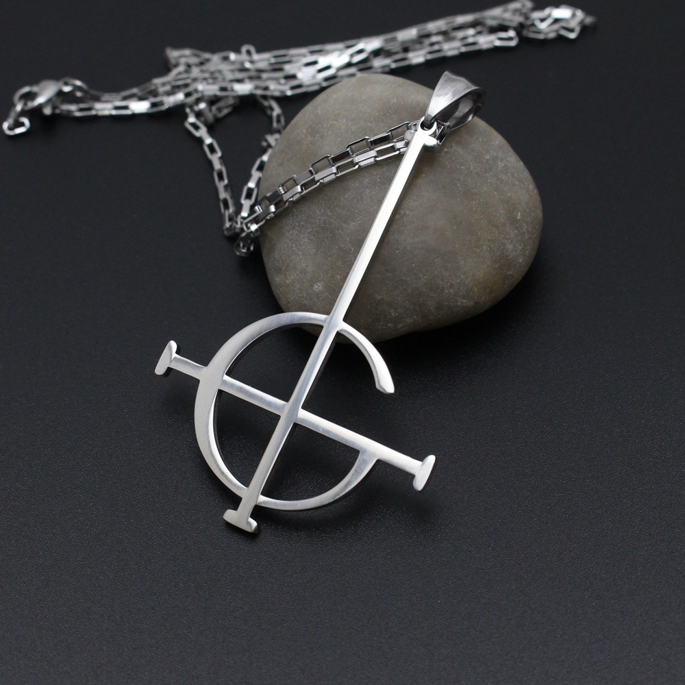 Collana con ciondolo a forma di stella punk alla moda in acciaio inossidabile_voghion.com
