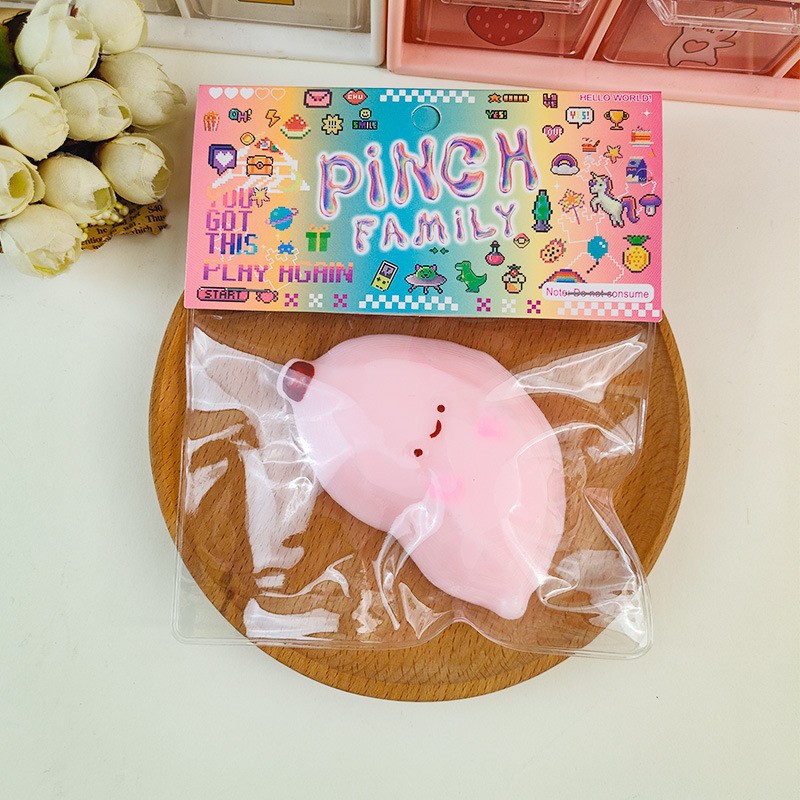 Pequeño Libro Rojo Venta caliente TPR caucho suave sólido hámster pellizco música descompresión juguete lindo mascota bola grande de dibujos animados pequeño ratón