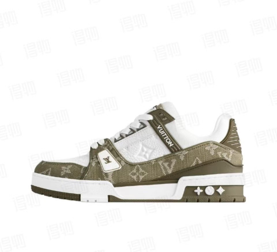 Zapatos de entrenador de casa de burro 1 generación pequeña gorda Dingxin vaquero impresión azul zapatos de suela gruesa hombres y mujeres zapatos de moda casuales versátiles