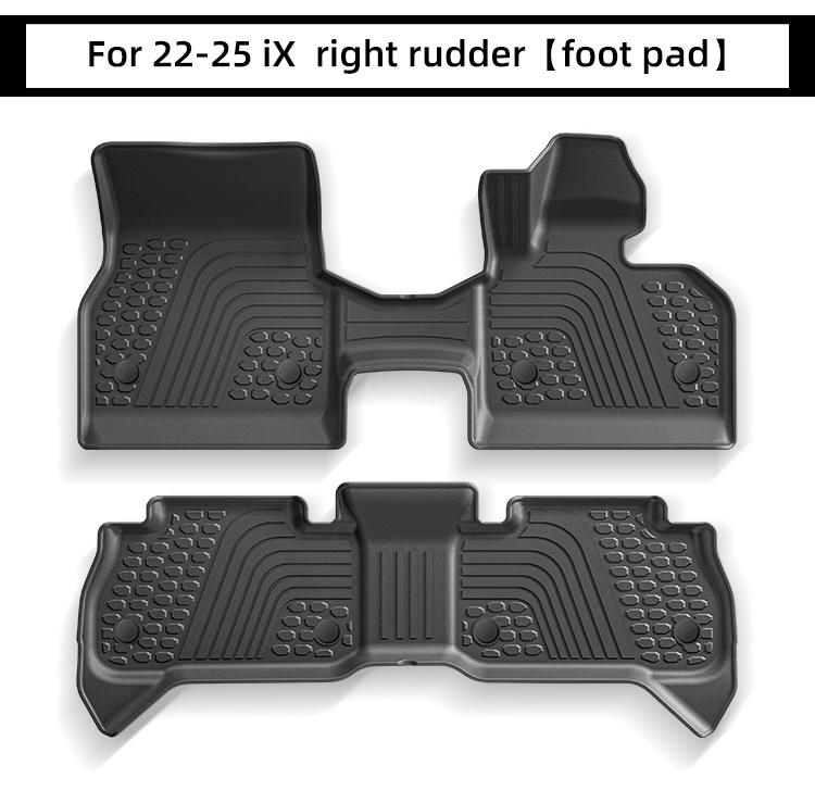 Suitable for 22-25 Bmw Ix Car Floor Mats, Special Car Floor Mats, Anti-Dirty Tpe Floor Mats, Cross-Border