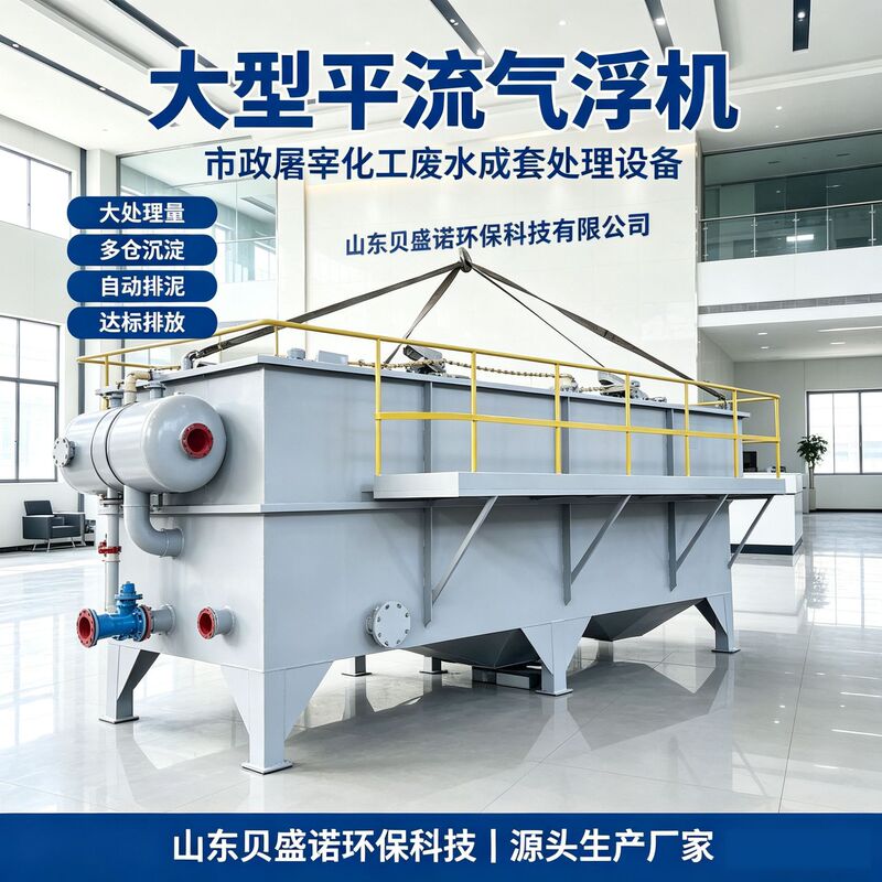 Dissolved air flotation equipment for wastewater treatment, used in chemical, slaughterhouse, petroleum, electroplating, and textile dyeing industries, and for treating oily wastewater Dissolved air flotation equipment for wastewater treatment, used in chemical, slaughterhouse, petroleum, electroplating, and textile dyeing industries, and for treating oily wastewater