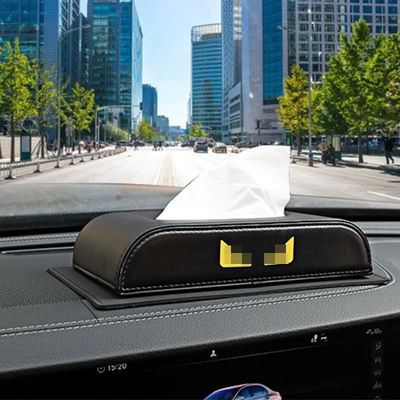 Headrest Pillow Car Headrest - small-monster-seat-tissue-box-1