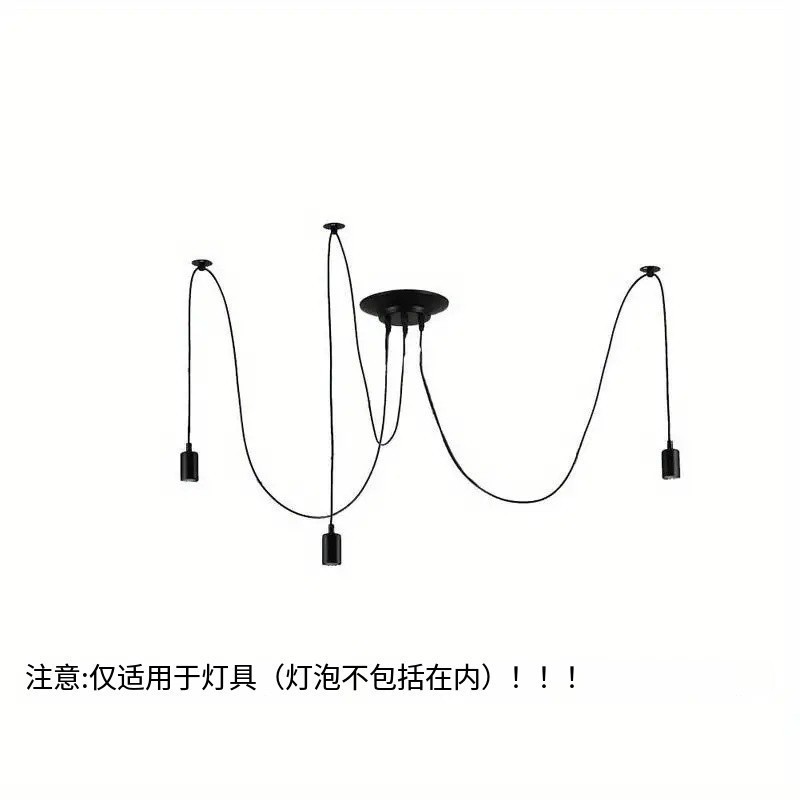 Ventas directas transfronterizas candelabro estilo industrial retro bar creativo café restaurante oficina tienda de ropa lámpara de araña