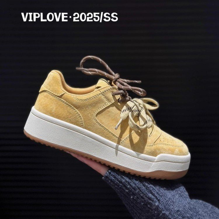 2026 primavera y verano retro nicho zapatos de skate in tide suela gruesa zapatos casuales deportivos de moda de estudiantes zapatos individuales