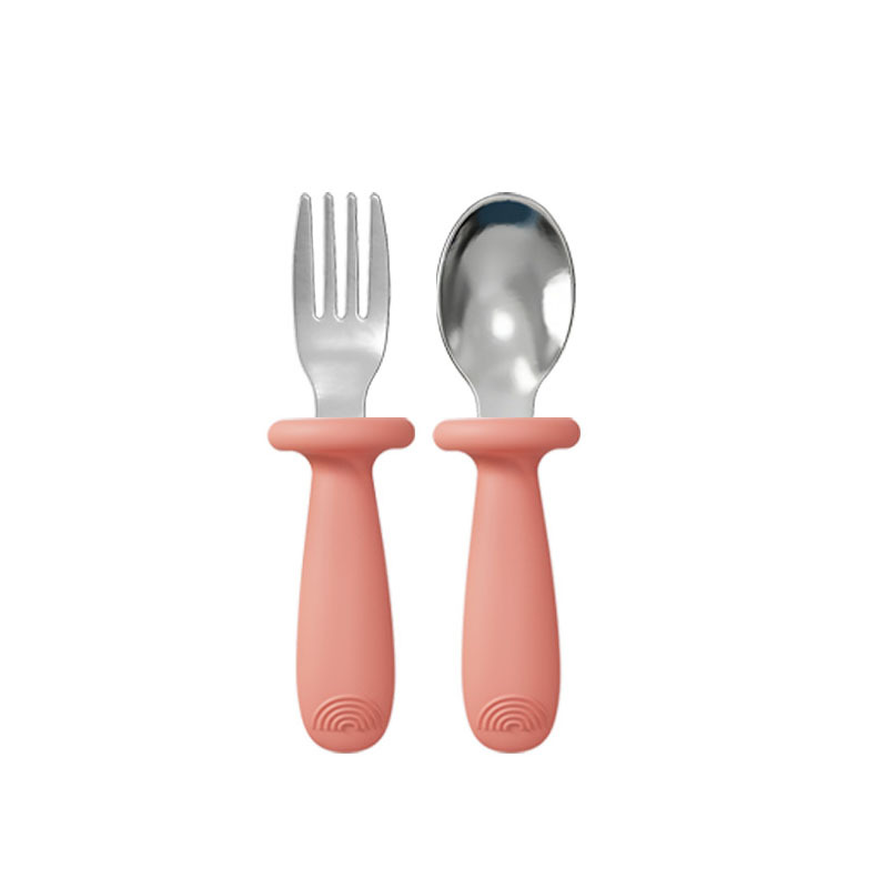 복숭아 가루 포크 + 스푼