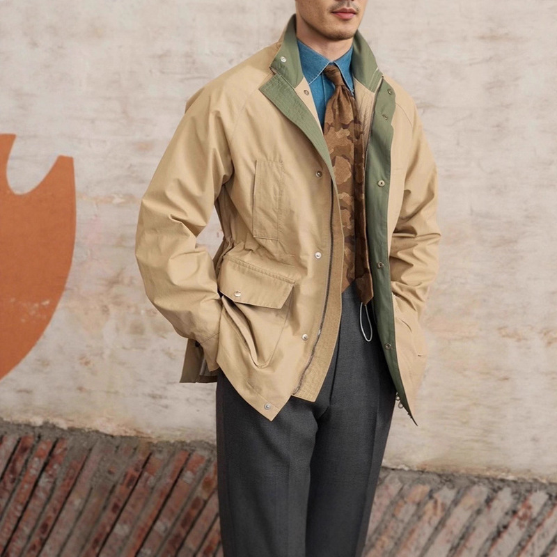 Men's Avant-Garde Classic Coat Trendy Avant-Garde Classic Color Matching High Quality Men's Coat Men's Avant-Garde Classic Coat Trendy Avant-Garde Classic Color Matching High Quality Men's Coat