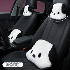 漫画の車のヘッドレストの首の枕のかわいいぬいぐるみの犬の快適な車の背もたれの枕の四季通用の車のヘッドレストの卸売り