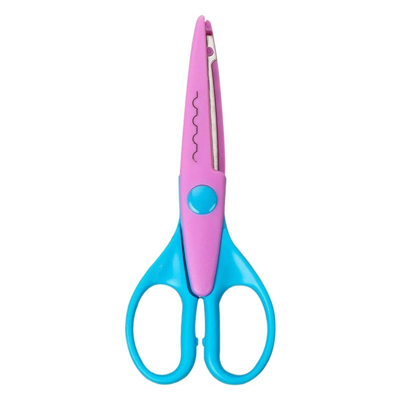 Qian Hong канцелярские принадлежности, высококачественные детские ножницы ручной работы для студентов, 6 дюймов, детские ножницы с рисунком для фотоальбома, вырезанные из бумаги