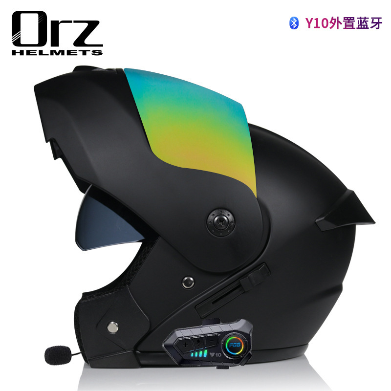 컬러 미러 + 외부 블루투스가있는 더미 블랙