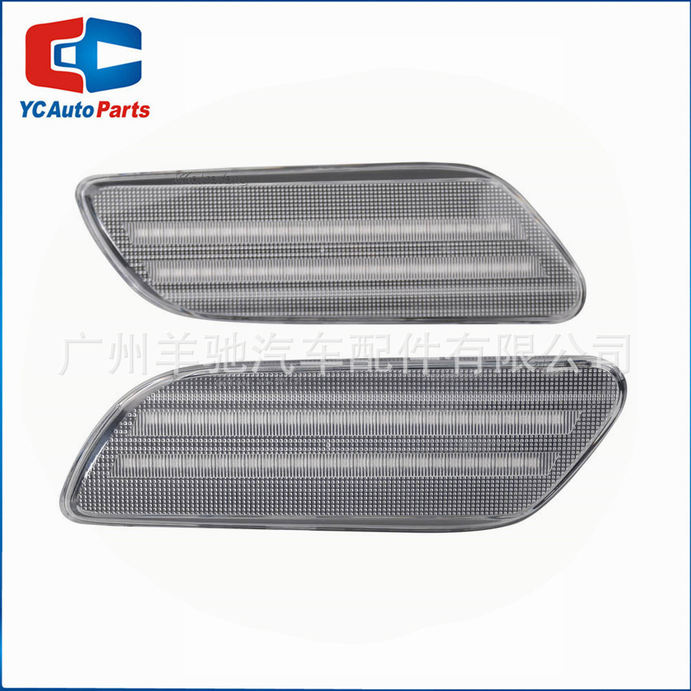 Aplicable a BMW Mini F55 F56 F57 LED amarillo flujo de agua luz de dirección lateral lámpara lateral de hoja