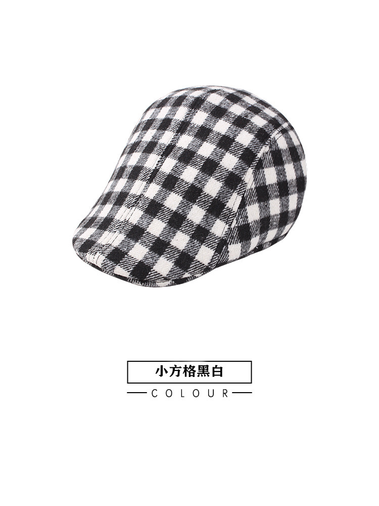 Otoño y invierno gorra de lengua de pato gran placas de la boina de la cabeza gorra de hombre de mediana edad gorra abuelo gorra de invierno