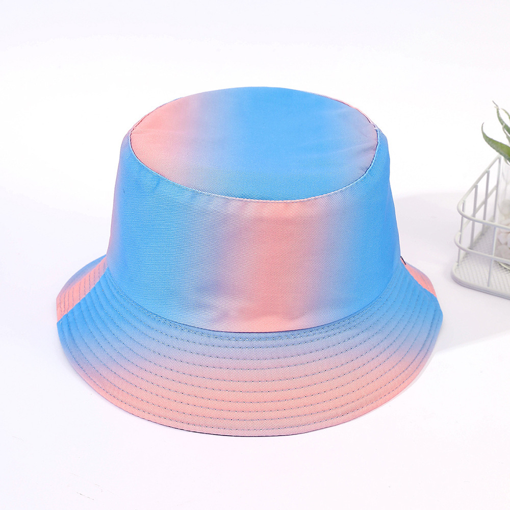 Colorido fresco de la personalidad de moda sombrero de pescador hembra calle Viajes cara de aspecto pequeño sombrero de la cuenca de primavera y verano sombrero de pescador