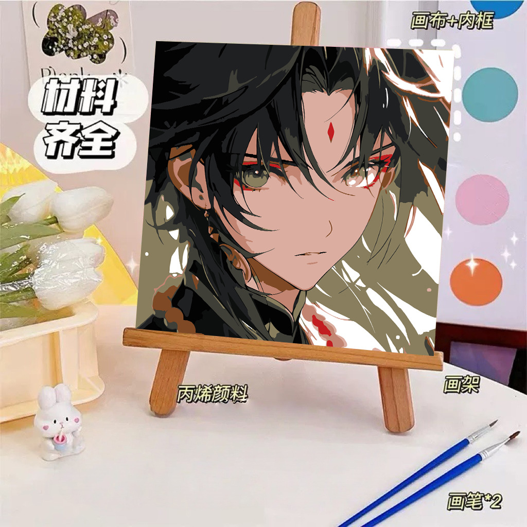 YL016 / 20*20cm バックボード + ペイント + ブラシ