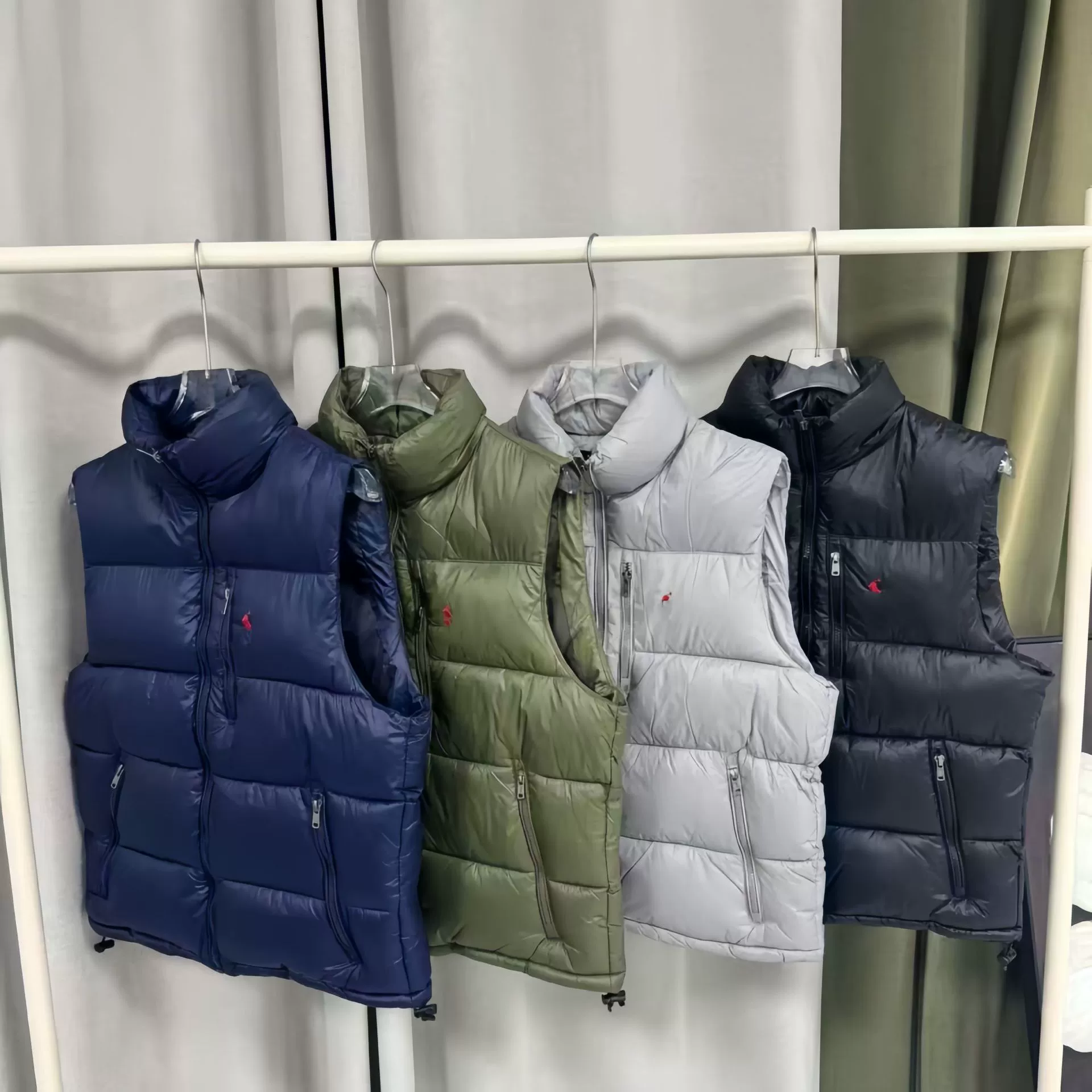 Мужской классический водонепроницаемый пуховый жилет Ralph Lauren для мужчин и женщин (трансграничная торговля)