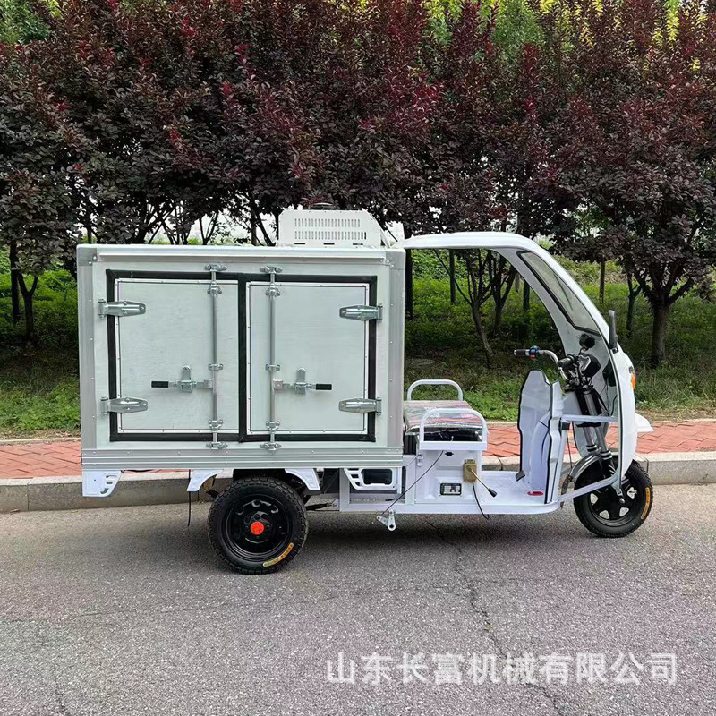 Vehículo de transporte de alimentos fríos, frutas y verduras, refrigerador de aislamiento de alimentos fríos, pequeño refrigerador de aislamiento de frutas y verduras, camión de cadena fría