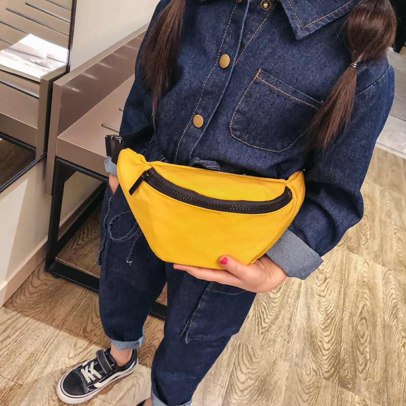 Bolso de la cintura de los niños 2024 estilo coreano nuevo bolso de hombro de las niñas lindo niño crossbody multi-color merienda bolsa monedero