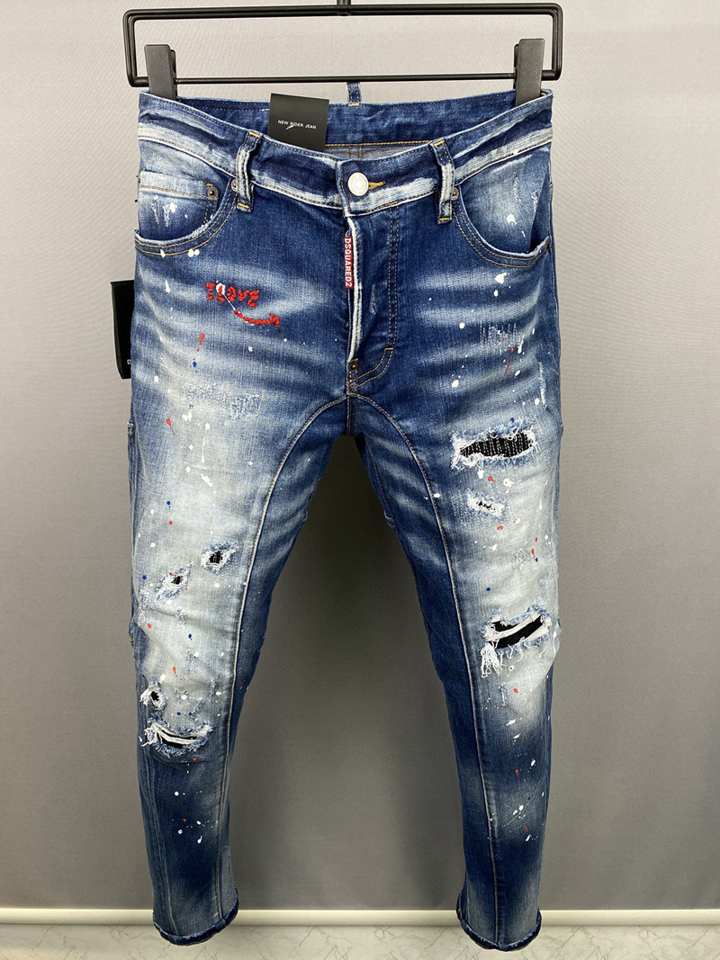 denim loose straight jeans