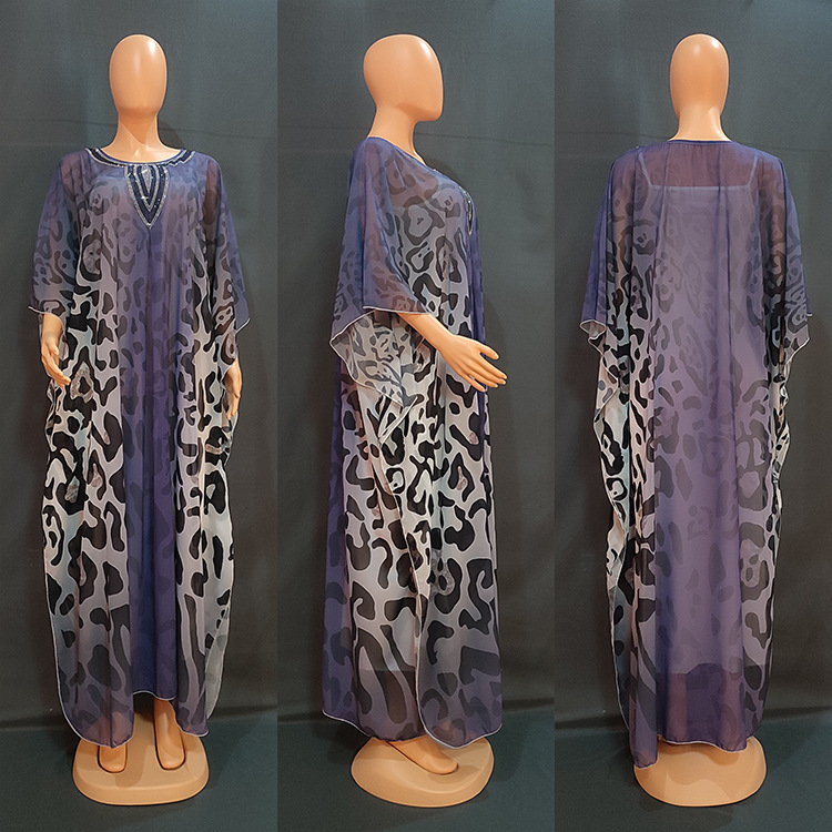 Cross-border European American Wish Dresses, African Middle Eastern Printed Robes, Women's Clothing With_ecoleips.com