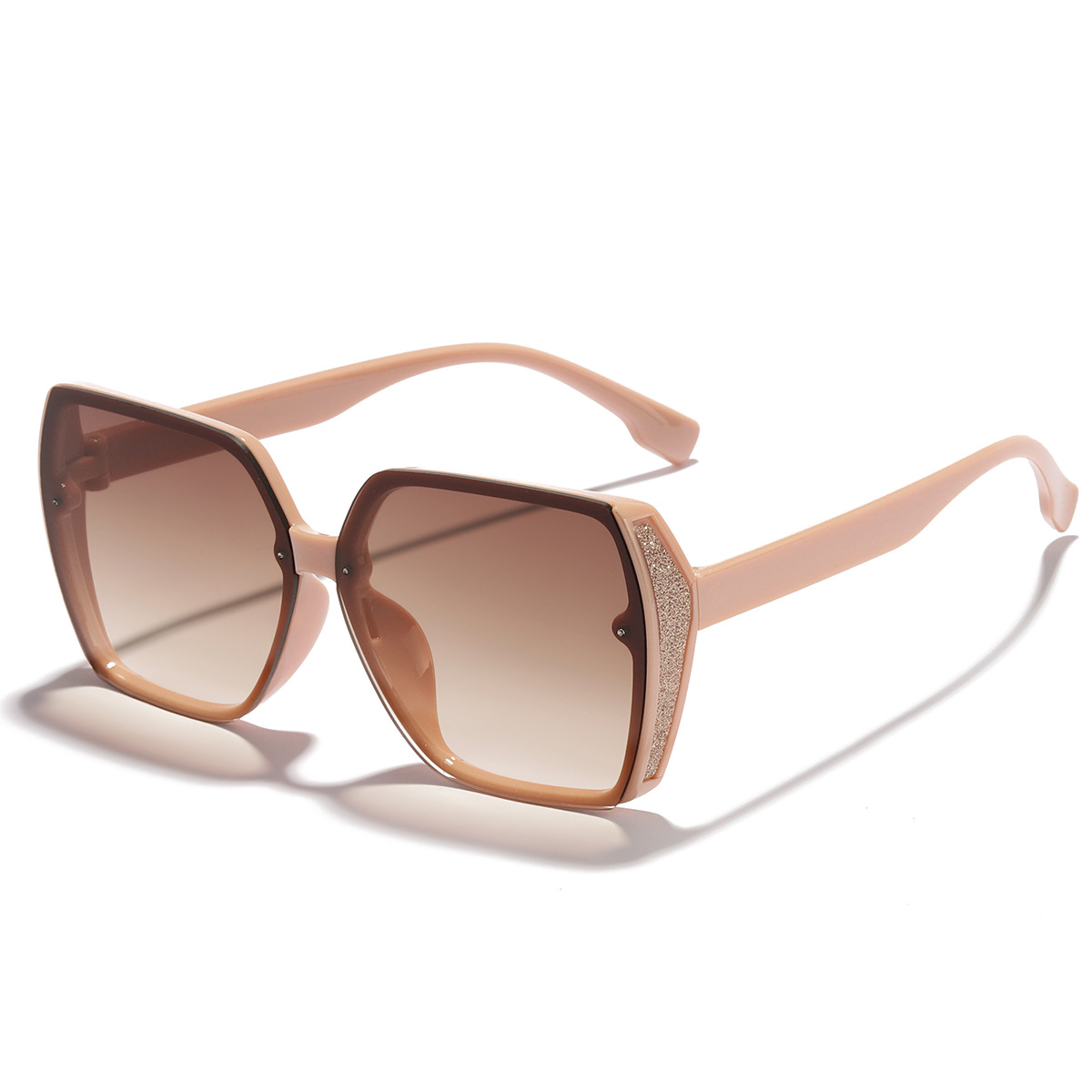 2022 Nueva celebridad de Internet mismo estilo gafas de sol personalidad europea y americana ins estilo gafas de sol mujeres de moda gran marco gran cara adelgazante 90949