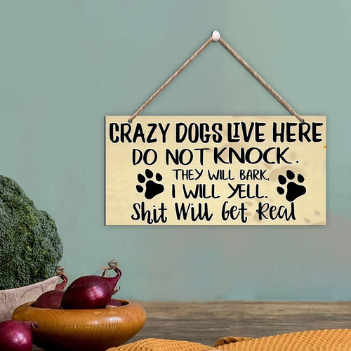 Pet supplies dog bed hanging decorations kennel decorative door sign plaque wooden pet memorial slogan hanging tag
