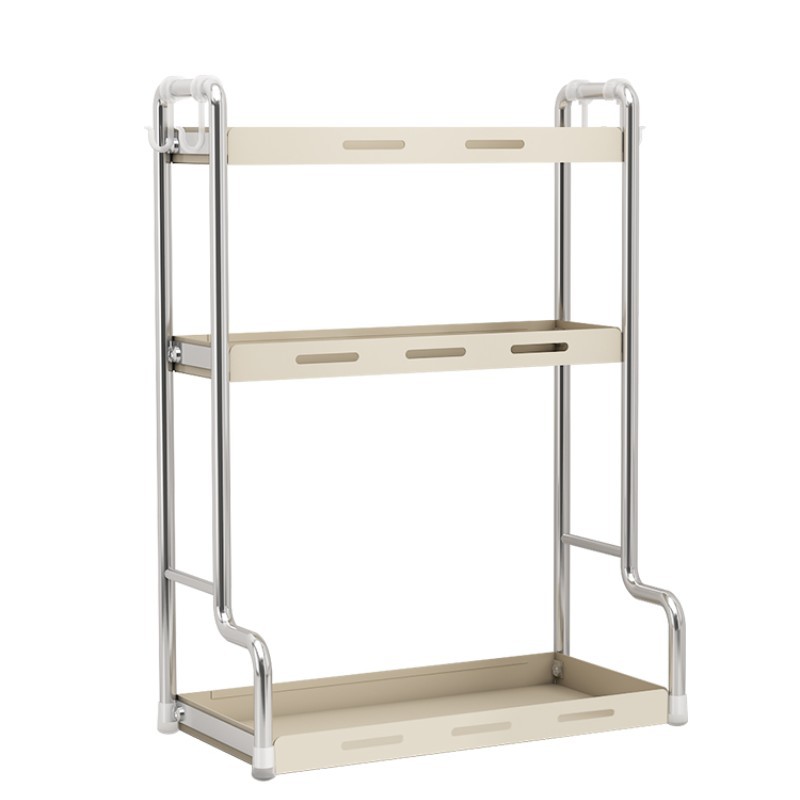 Estante de almacenamiento de condimentos de cocina con estante de almacenamiento multicapa para estante de condimentos doméstico multifuncional