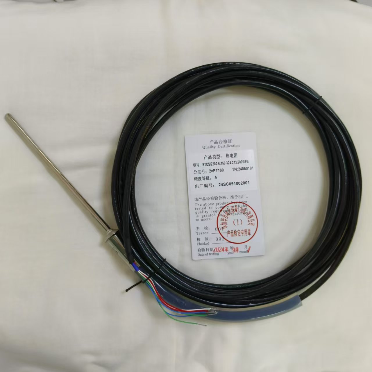 B+B毕加毕温度传感器铂热电阻ETCS/2200.6.150.324.213.6000/PS