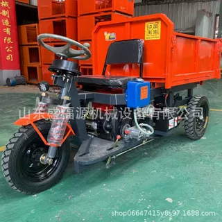 工程运输三轮车 工地用翻斗液压自卸王 电动柴油款 支持定制