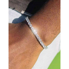 N 46152 Crystal inlaid copper bracelet ͭ��ˮ���ʯ����
